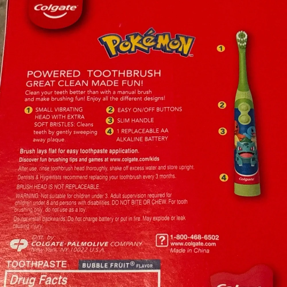 Pokemon Colgate Brushtastic Gift Pack Target Exclusive New In Box